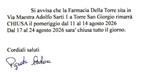 FERIE FARMACIA